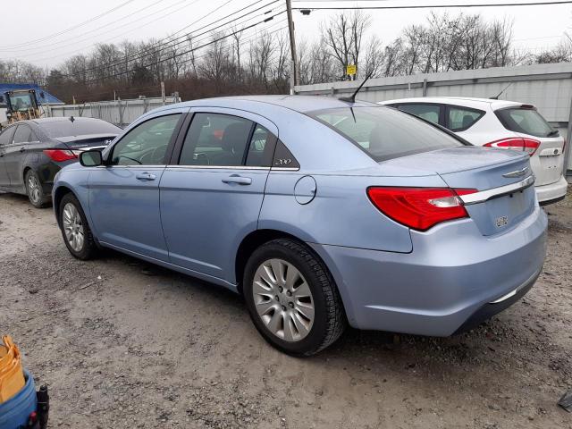 1C3CCBAB1CN282547 - 2012 CHRYSLER 200 LX BLUE photo 2