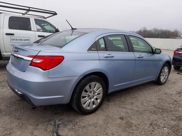 1C3CCBAB1CN282547 - 2012 CHRYSLER 200 LX BLUE photo 3