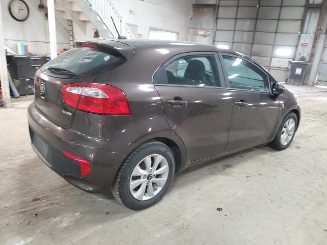 KNADN5A3XG6675075 - 2016 KIA RIO EX BROWN photo 3