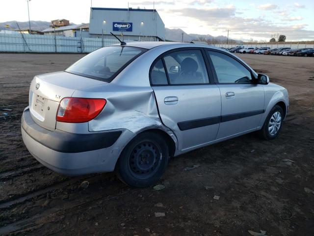 KNADE123376276029 - 2007 KIA RIO BASE SILVER photo 3