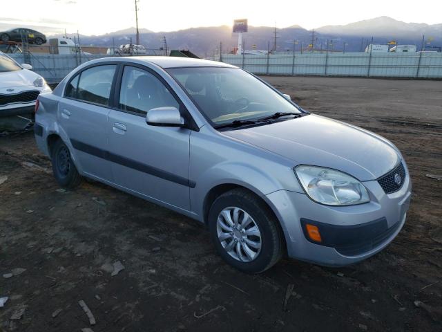 KNADE123376276029 - 2007 KIA RIO BASE SILVER photo 4