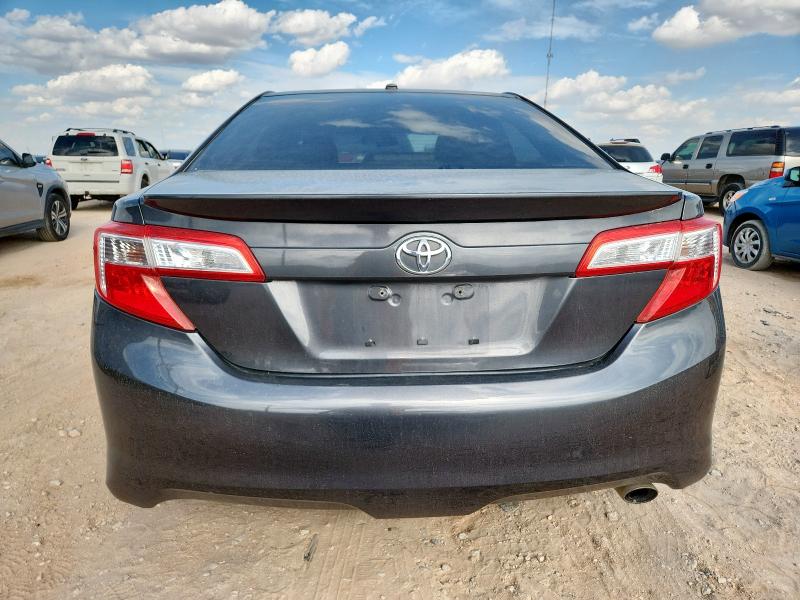 4T1BF1FK2CU589499 - 2012 TOYOTA CAMRY BASE GRAY photo 6