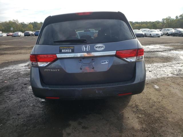 5FNRL5H49EB077588 - 2014 HONDA ODYSSEY EX GRAY photo 6