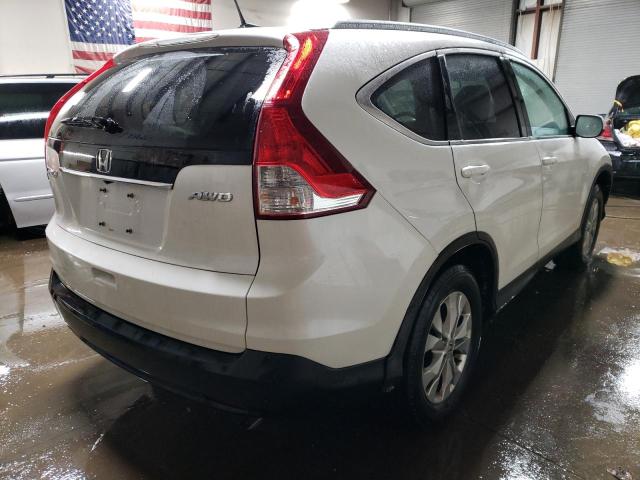 5J6RM4H74CL014274 - 2012 HONDA CR-V EXL WHITE photo 3