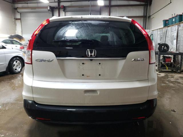 5J6RM4H74CL014274 - 2012 HONDA CR-V EXL WHITE photo 6