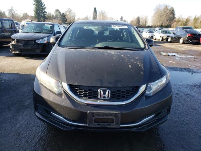 19XFB2F59DE264799 - 2013 HONDA CIVIC LX BROWN photo 5