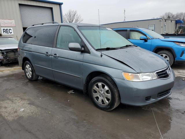 5FNRL18672B043056 - 2002 HONDA ODYSSEY EX BLUE photo 4