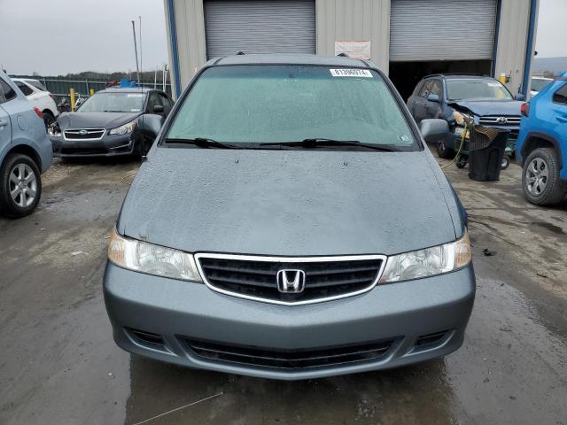 5FNRL18672B043056 - 2002 HONDA ODYSSEY EX BLUE photo 5