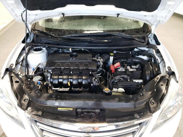 3N1AB7AP3FY329814 - 2015 NISSAN SENTRA S WHITE photo 11