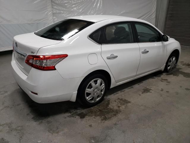 3N1AB7AP3FY329814 - 2015 NISSAN SENTRA S WHITE photo 3