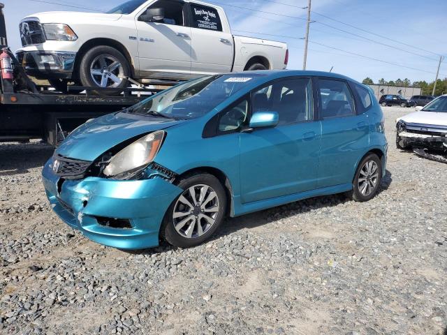 JHMGE8H58CC003356 - 2012 HONDA FIT SPORT TURQUOISE photo 1