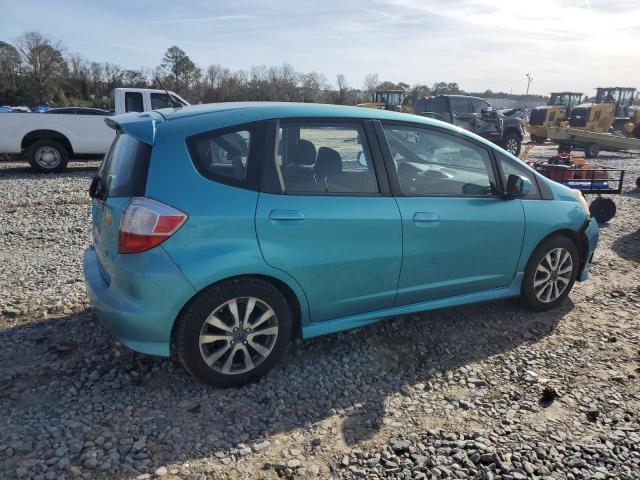 JHMGE8H58CC003356 - 2012 HONDA FIT SPORT TURQUOISE photo 3