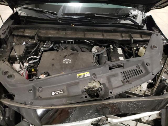 5TDGZRBH0MS533397 - 2021 TOYOTA HIGHLANDER XLE BLACK photo 12