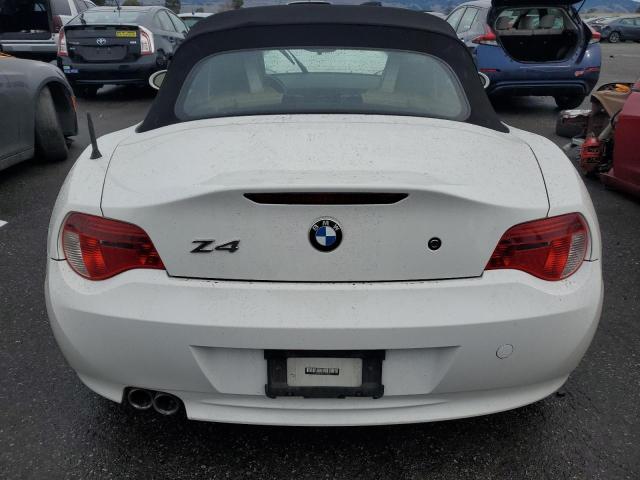 4USBU53516LX01990 - 2006 BMW Z4 3.0SI WHITE photo 10