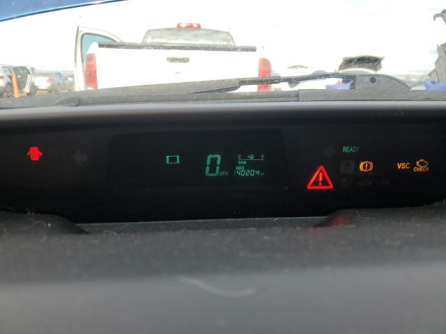 JTDKB20U097859160 - 2009 TOYOTA PRIUS BLUE photo 9