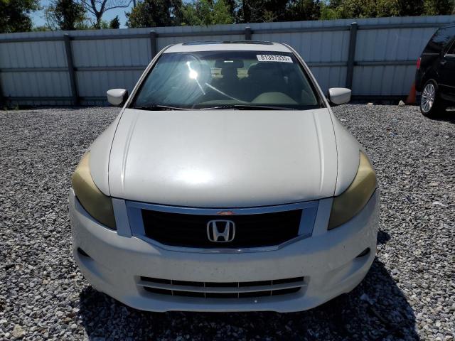 1HGCP36838A036909 - 2008 HONDA ACCORD EXL WHITE photo 5