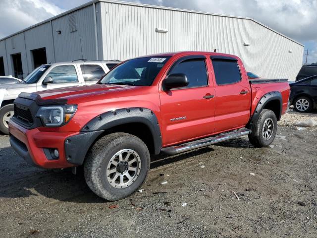 5TFJU4GN9EX051982 - 2014 TOYOTA TACOMA DOUBLE CAB PRERUNNER RED photo 1