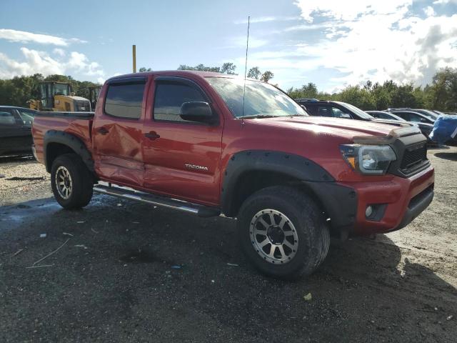 5TFJU4GN9EX051982 - 2014 TOYOTA TACOMA DOUBLE CAB PRERUNNER RED photo 4