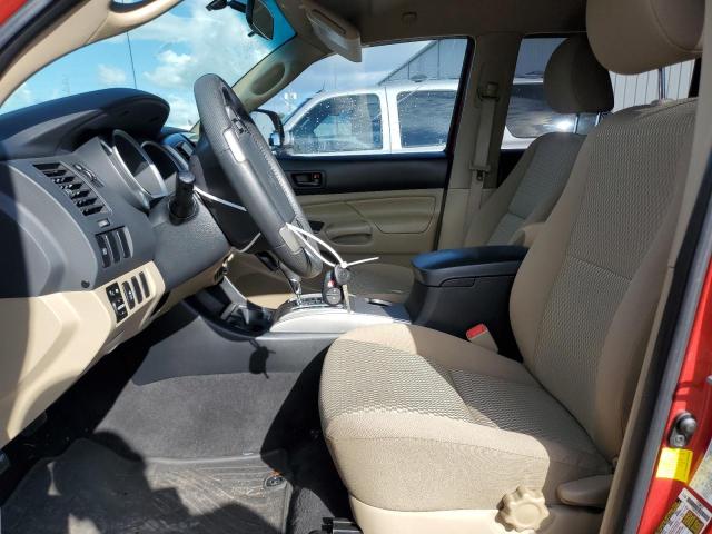 5TFJU4GN9EX051982 - 2014 TOYOTA TACOMA DOUBLE CAB PRERUNNER RED photo 7