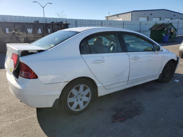 2HGFA16527H501236 - 2007 HONDA CIVIC LX WHITE photo 3