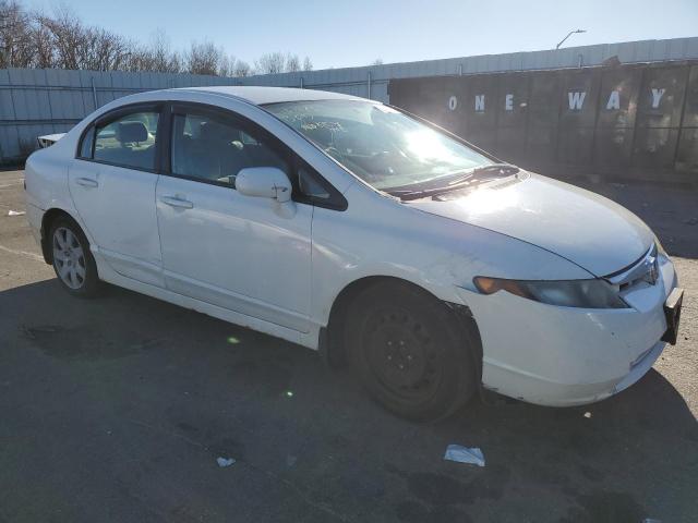 2HGFA16527H501236 - 2007 HONDA CIVIC LX WHITE photo 4