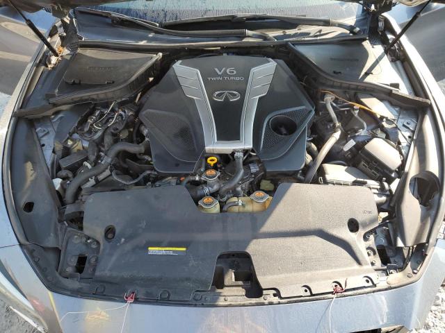 JN1EV7AP9JM353359 - 2018 INFINITI Q50 LUXE ვერცხლისფერი ფოტო 11