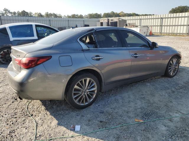JN1EV7AP9JM353359 - 2018 INFINITI Q50 LUXE ვერცხლისფერი ფოტო 3