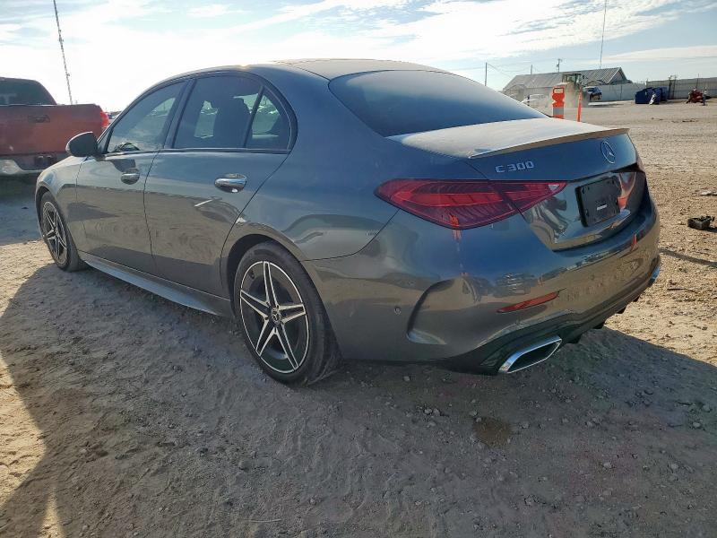 W1KAF4GB4PR145202 - 2023 MERCEDES-BENZ C 300 GRAY photo 2