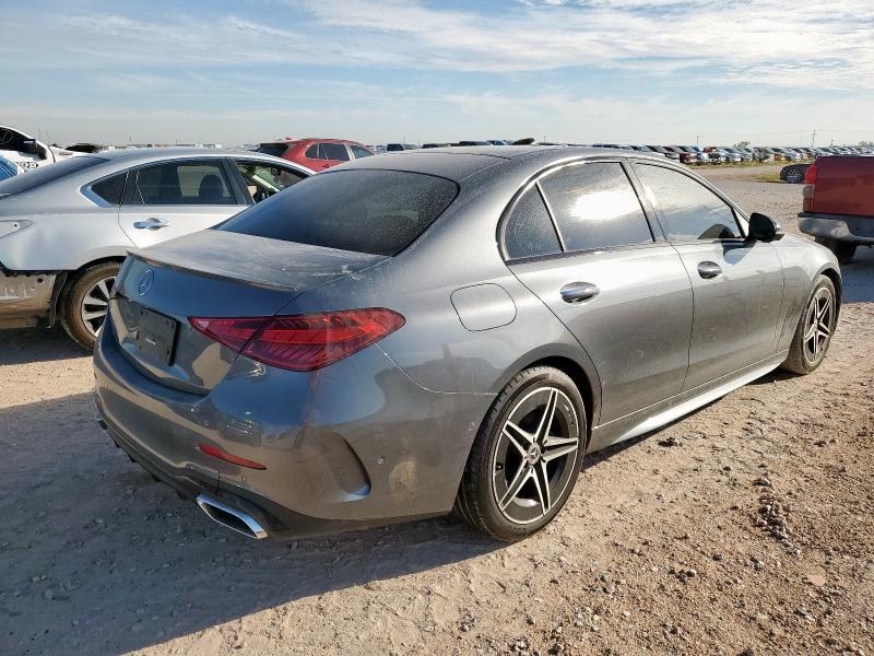 W1KAF4GB4PR145202 - 2023 MERCEDES-BENZ C 300 GRAY photo 3