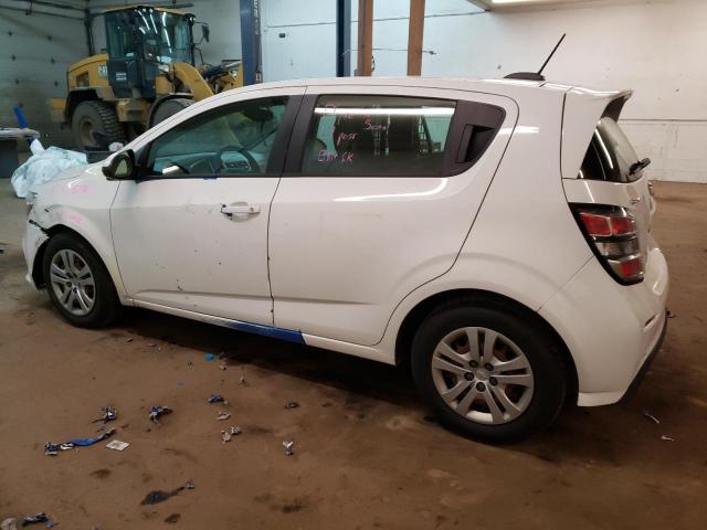 1G1JG6SH9J4131694 - 2018 CHEVROLET SONIC WHITE photo 2