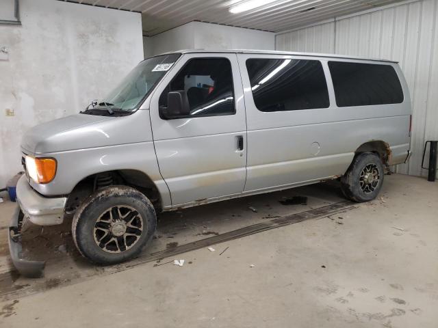 1FBNE31L07DB06313 - 2007 FORD ECONOLINE E350 SUPER DUTY WAGON SILVER photo 1