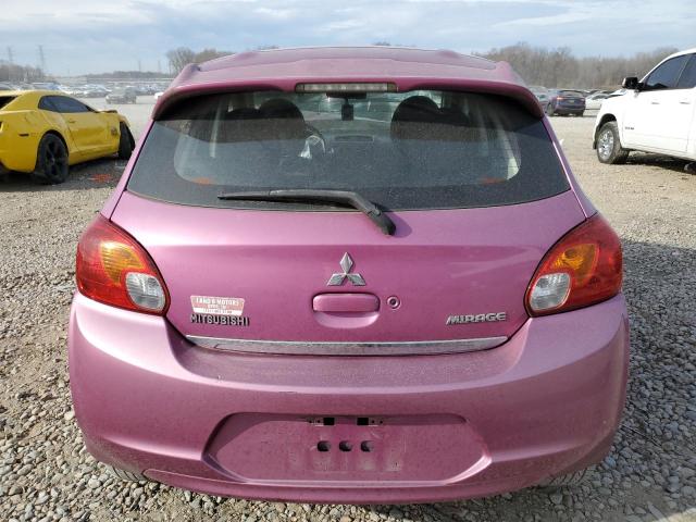 ML32A4HJ9EH020124 - 2014 MITSUBISHI MIRAGE ES PURPLE photo 6