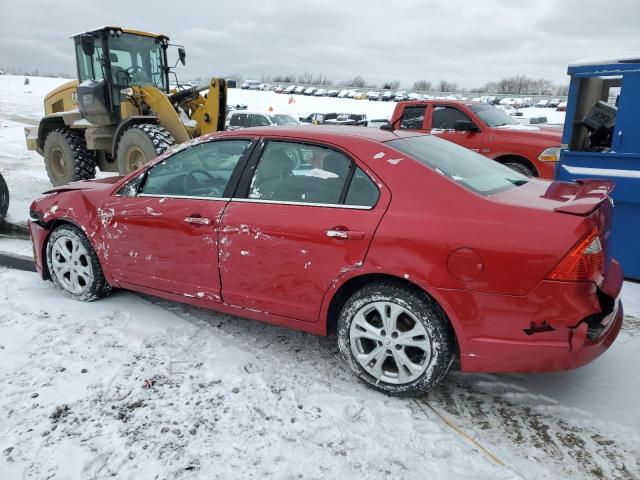 3FAHP0HA5CR388882 - 2012 FORD FUSION SE RED photo 2