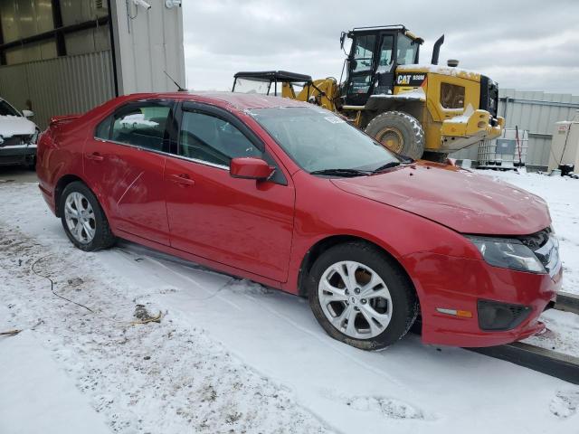 3FAHP0HA5CR388882 - 2012 FORD FUSION SE RED photo 4