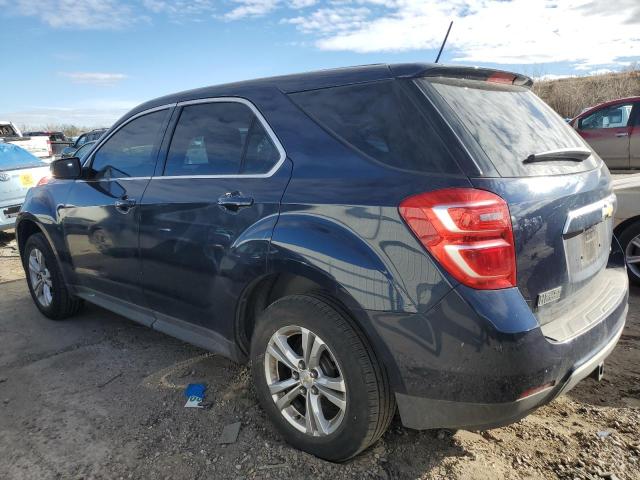 2GNALBEK7G1184392 - 2016 CHEVROLET EQUINOX LS BLUE photo 2