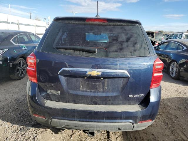 2GNALBEK7G1184392 - 2016 CHEVROLET EQUINOX LS BLUE photo 6