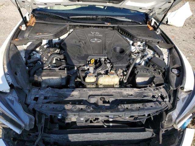 JN1EV7AR1KM590138 - 2019 INFINITI Q50 LUXE WHITE photo 11