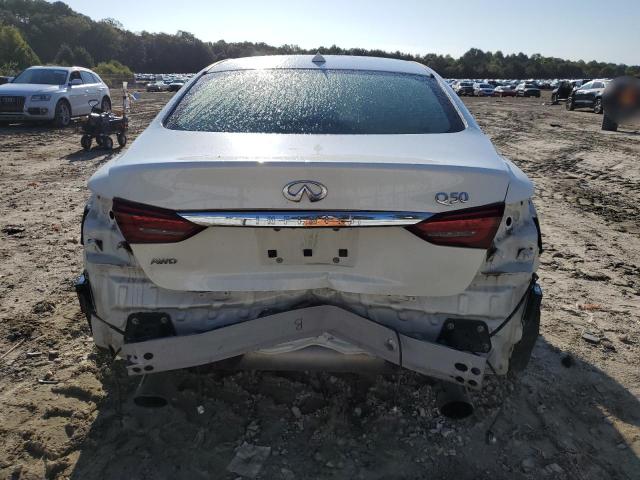 JN1EV7AR1KM590138 - 2019 INFINITI Q50 LUXE WHITE photo 6