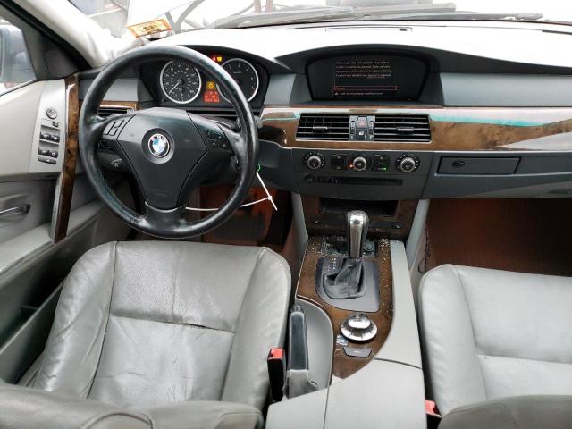 WBANE73556CM31090 - 2006 BMW 530 I GRAY photo 8