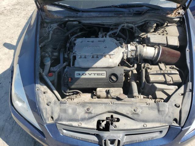 1HGCM66564A104310 - 2004 HONDA ACCORD EX BLUE photo 11