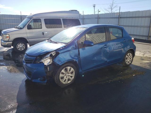 JTDKTUD32DD568728 - 2013 TOYOTA YARIS BLUE photo 1