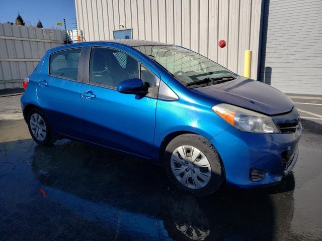 JTDKTUD32DD568728 - 2013 TOYOTA YARIS BLUE photo 4