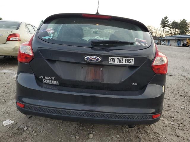 1FADP3K22EL125185 - 2014 FORD FOCUS SE BLACK photo 6