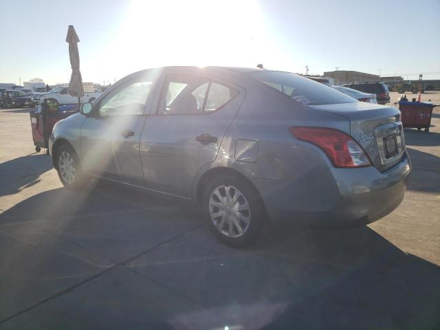 3N1CN7APXCL843300 - 2012 NISSAN VERSA S GRAY photo 2