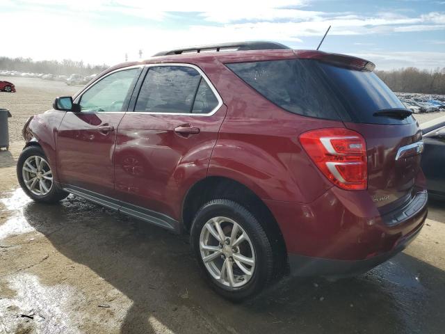 2GNALCEK4H1521981 - 2017 CHEVROLET EQUINOX LT MAROON photo 2