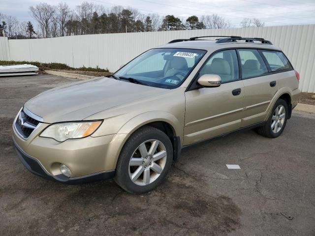 4S4BP61C586326641 - 2008 SUBARU OUTBACK 2.5I TAN photo 1