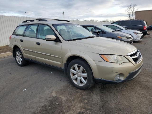 4S4BP61C586326641 - 2008 SUBARU OUTBACK 2.5I TAN photo 4