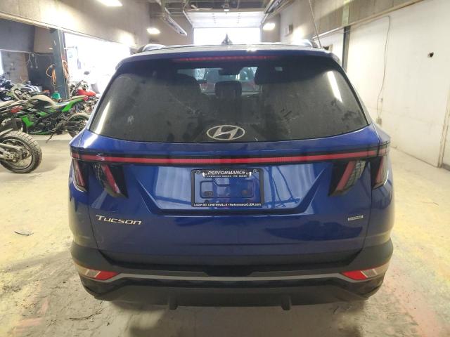 5NMJFCAE0NH018794 - 2022 HYUNDAI TUCSON SEL BLUE photo 6