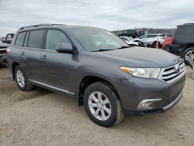 5TDBK3EHXCS164036 - 2012 TOYOTA HIGHLANDER BASE GRAY photo 4