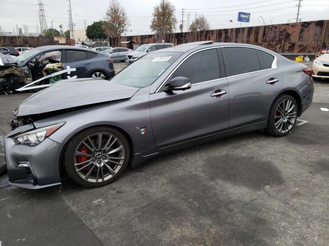 JN1FV7AP9KM760605 - 2019 INFINITI Q50 RED SPORT 400 GRAY photo 1